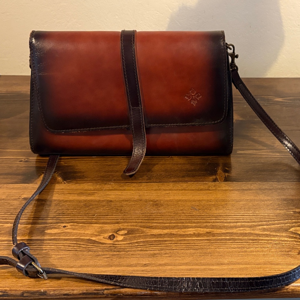 Patricia Nash Leather Tijola Crossbody Bag